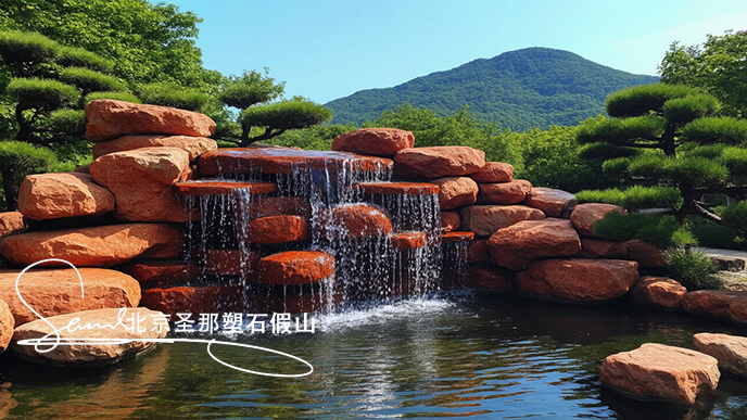漫步溫州龍港庭院的水泥假山之間 沉醉于其特別的自然之美