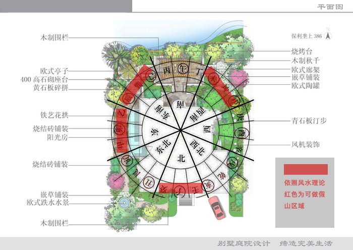 仿真假山風水