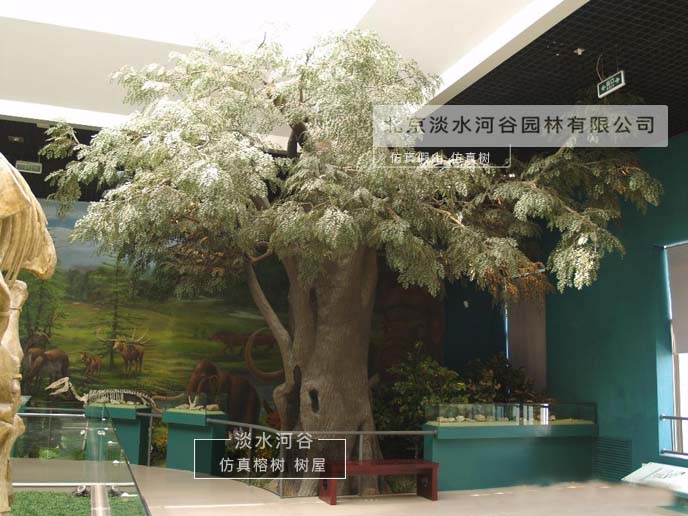 仿真樹包柱子
