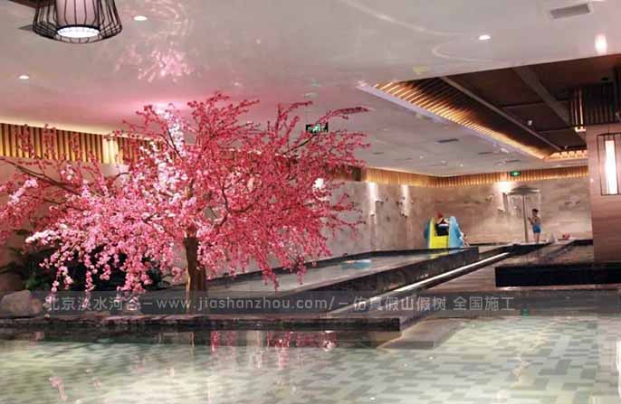 仿真桃花樹