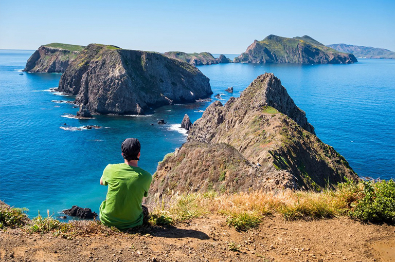 冒險(xiǎn)旅行者驚險(xiǎn)的群島海峽群島國家公園洛杉磯