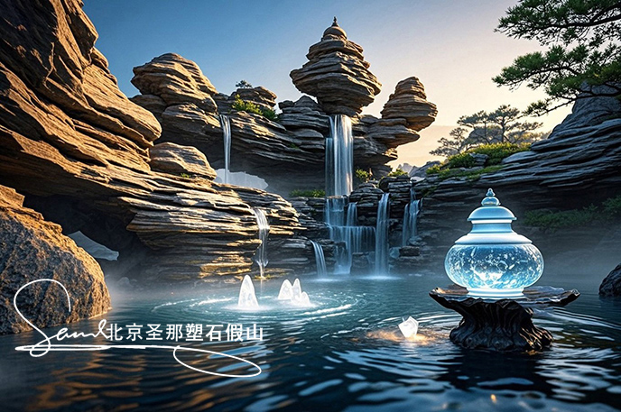 水泥假山