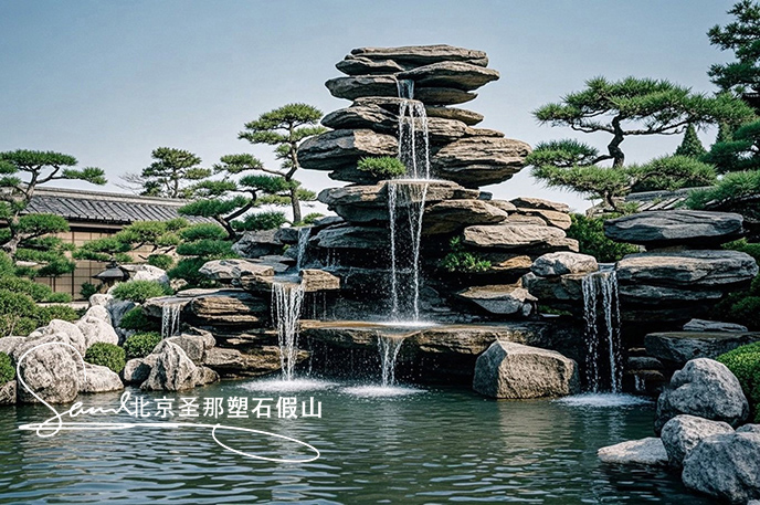 假山魚池