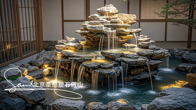假山魚池