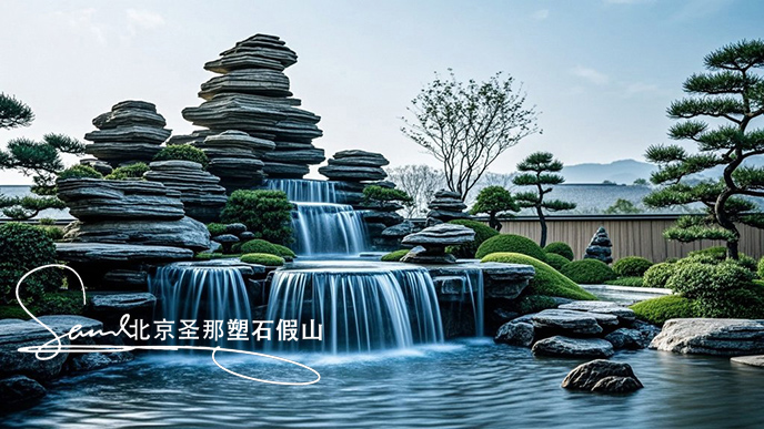 假山水池