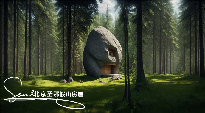 假山房屋