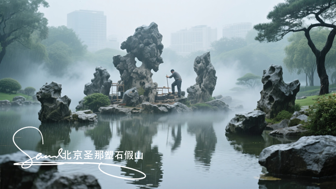 塑石假山