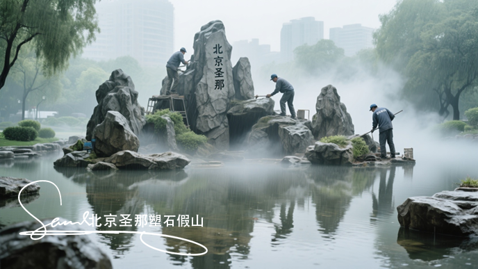 仿真假山