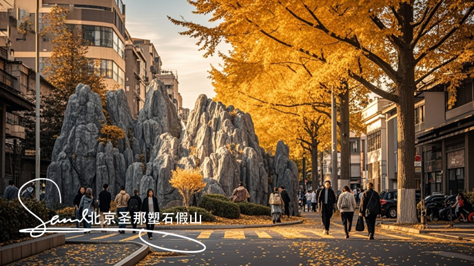 塑石假山