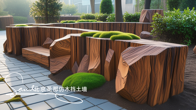 水泥仿木板材