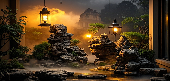 室內假山