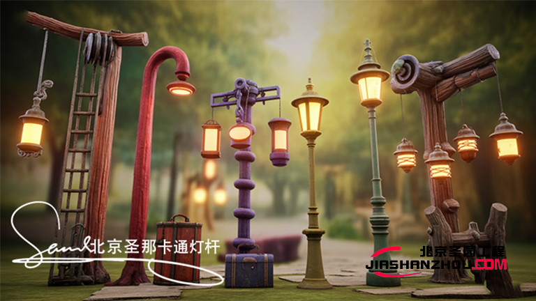 卡通燈桿
