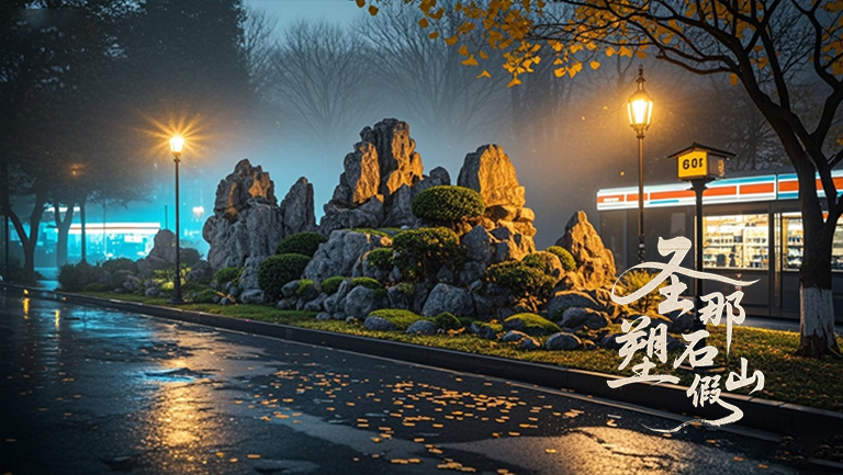 水泥假山