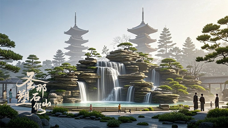水泥假山