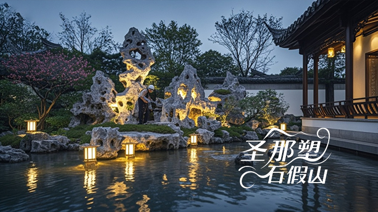 塑石假山