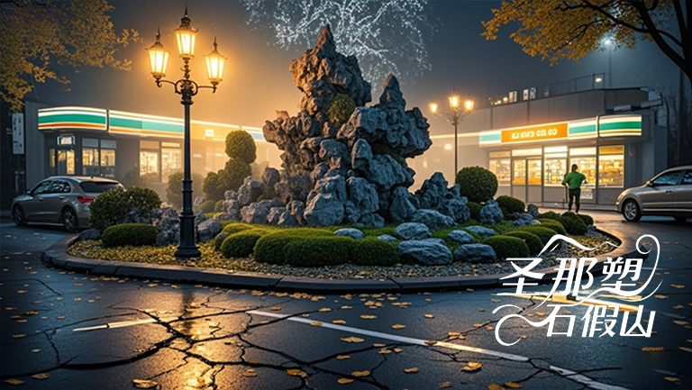 水泥假山