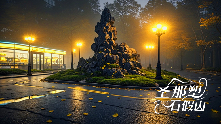 水泥假山