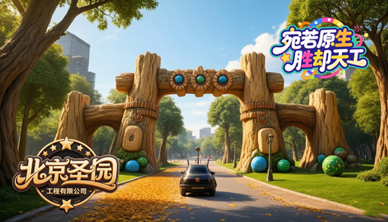 假山假樹